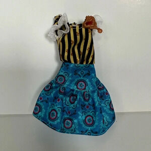 Monster High Robecca Steam - Coffin Bean - Blue Yellow  Dress Bronze Brooch Only